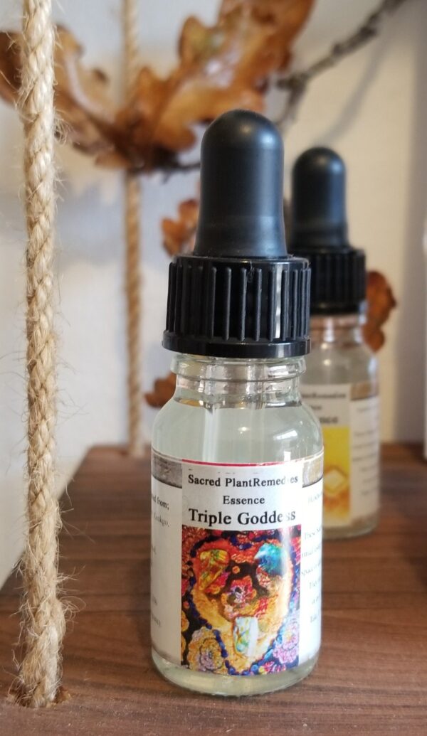 Triple Goddess Plant Essence – Sacred Support for Women’s Cycles & Emotional Balance (10ml)