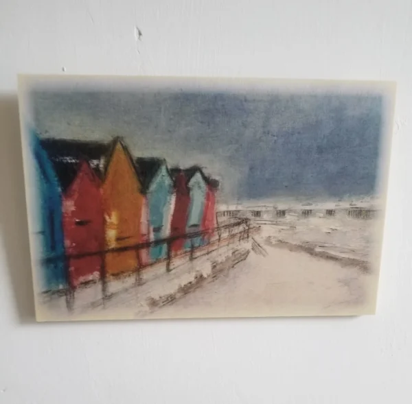 Beach Huts in Snow