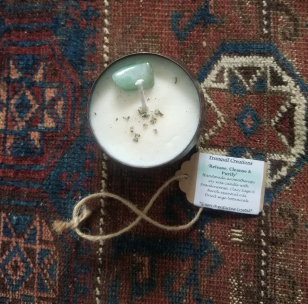 Aromatherapy Candle: Release Cleanse Purify