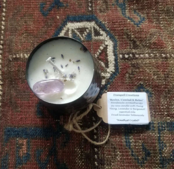 Aromatherapy Candle: Revive Unwind Relax